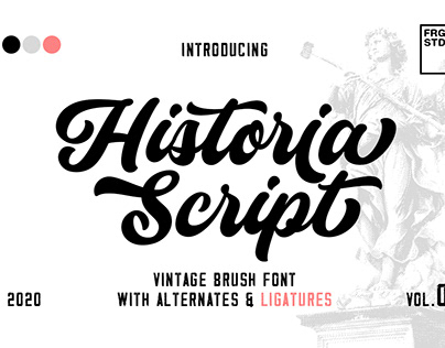 Historia Script Font