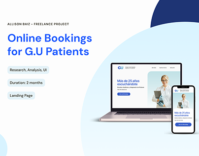 Online Appointments for G.U Patients - Website