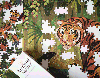 Tiger & Crocodile Jigsaw Puzzle