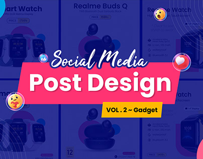 Gadget social media post design