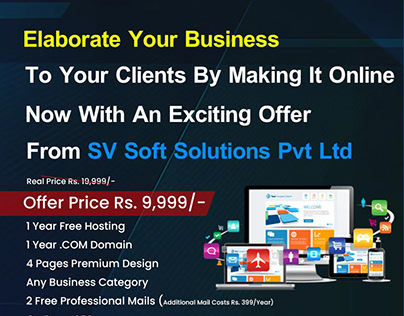 Exciting Offer On Website Design, Hurry Up, Call Now!