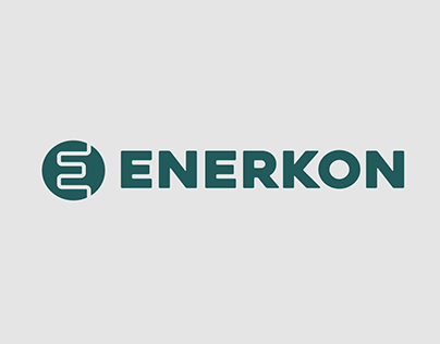 Enerkon logo redesign and visual identity guidlines