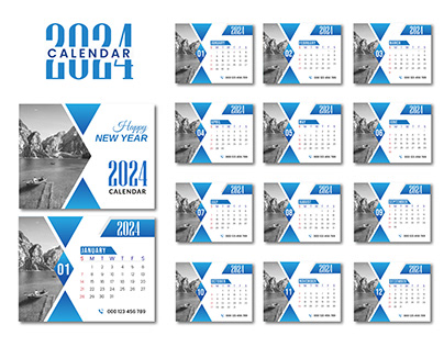 Desk Calendar for 2024