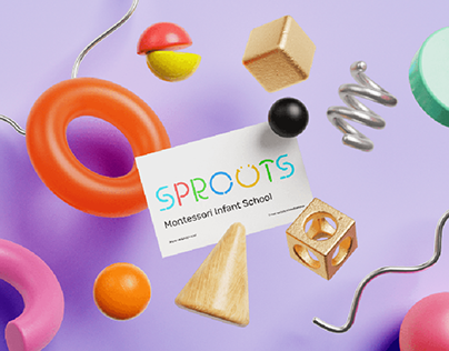 Project thumbnail - Branding | Sprouts Montessori Infarnt School.