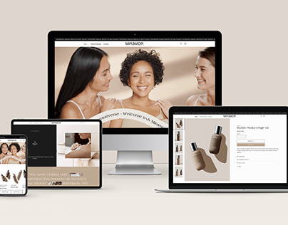 Shopify Website Design for Cosmetics Brand