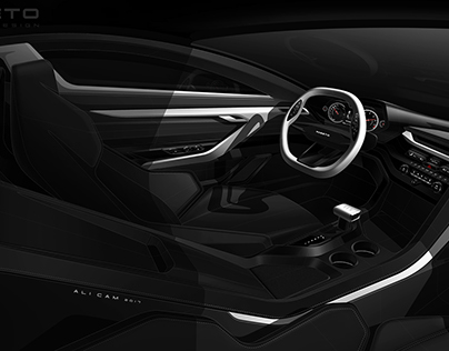Official Roseto Automobiles Interior Design Sketches