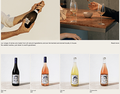 Project thumbnail - Personal Project - Wine Website