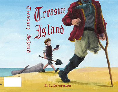 "Treasure Island" Book Cover