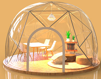 Outdoor Dome Space Concept