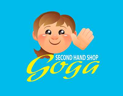 Goga - Second hand shop logo design