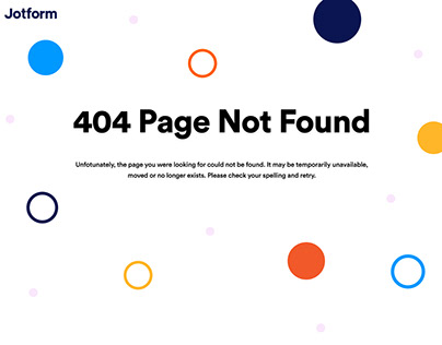 Jotform 404 Page