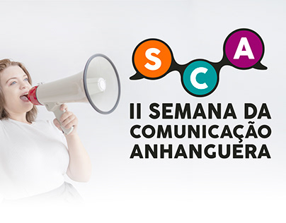 Logo SCA - Semana de Comunicação Anhanguera