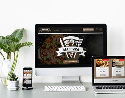 Maquettage Site Ma Pizza