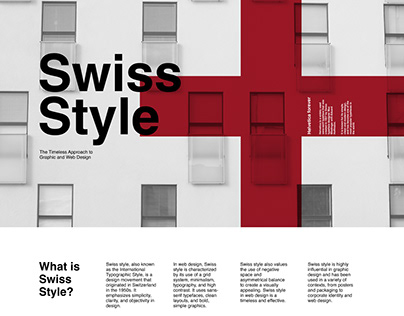 Swiss Style design