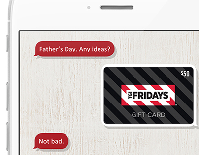 Fridays Gift Card Email Campaign