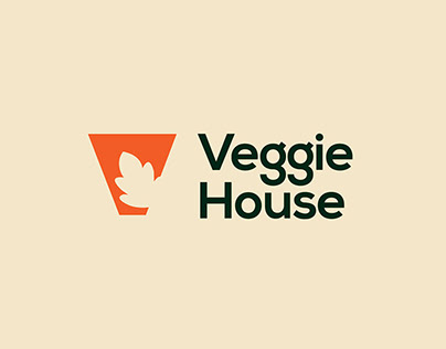 Veggie House | Restaurant Logo Branding