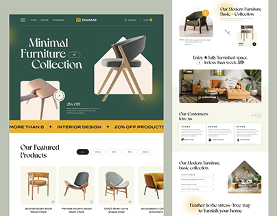 Modern Furniture Ecommerce Store Design