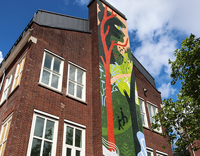 PostPlaza Hotel Mural. Leeuwarden. 2022