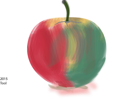Painting apple