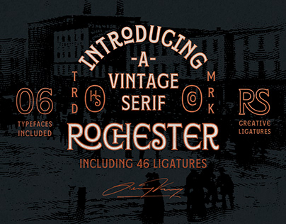 Rochester Typeface