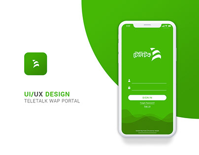 UI/UX Design of Teletalk WAP Portal