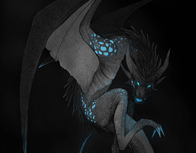 Black Ice Dragon concept