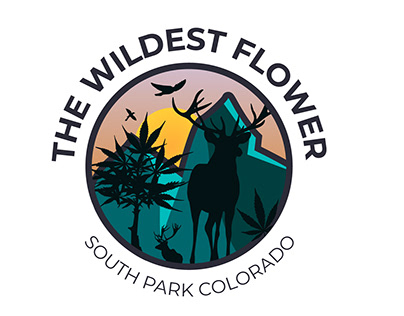 Emblem logo design for The Wildest Flower