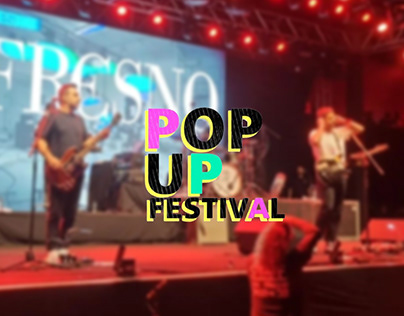 Criação de conteúdo - Pop Up Festival