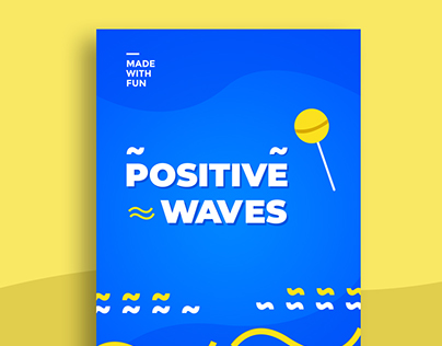 Positive Waves Poster