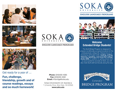 Soka University's Bridge Program Brochures