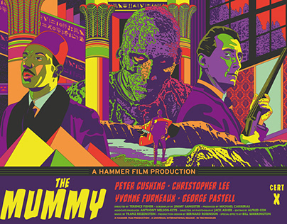 The Mummy - screen printed alternative movie poster