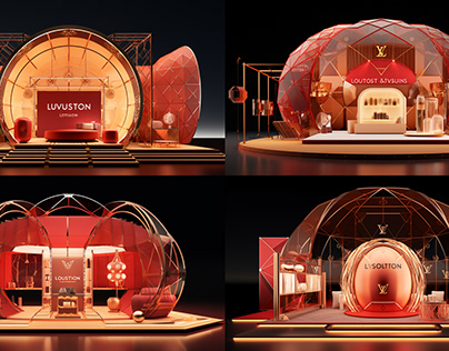Louis Vuitton Mall Stand Design Concept