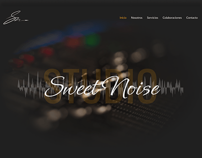Sweet Noise Studio Website | UX/UI Design