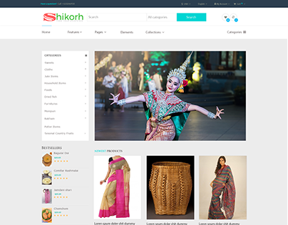 E-Commerce site for selling traditional items
