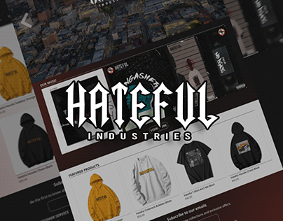 Hateful Industries - Website Design