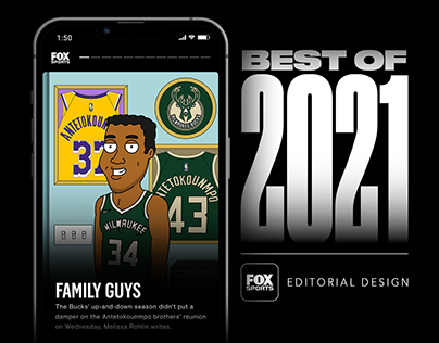 FOX Sports Editorial Design | Best of 2021