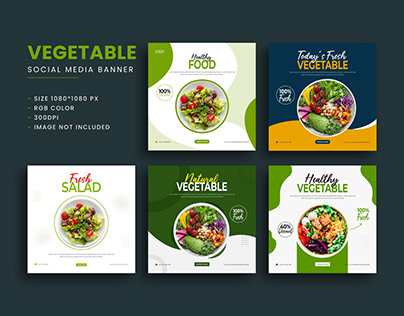 Food Social Media Banner - vegetable banner