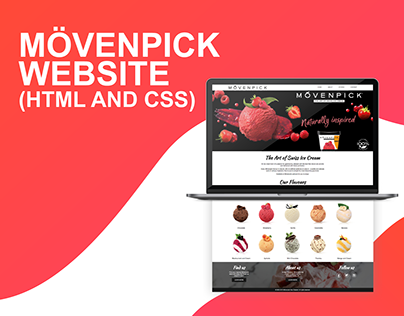 Movenpick Handcoded Website - HTML and CSS