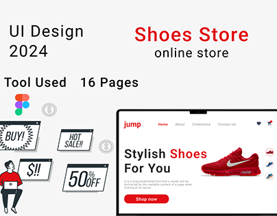 Project thumbnail - Shoes Store | Web Design