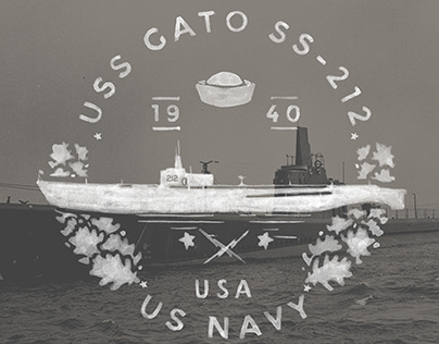 US Navy Theme Vintage Badges