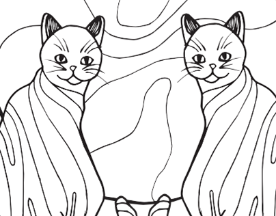 Coloring Book - Cats