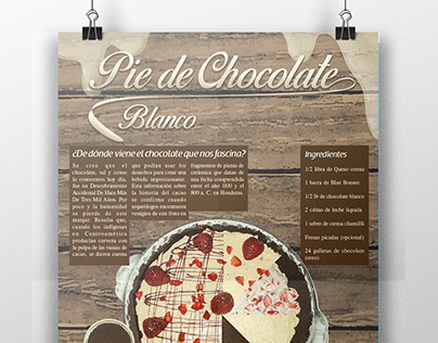 Infografía Pie de Chocolate