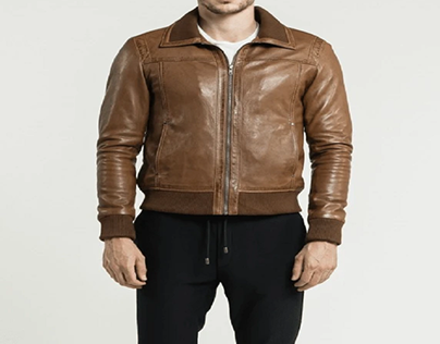 Asher Brown Leather Jacket