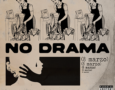 "No Drama (8 marzo)" - Sam, Official Single Cover
