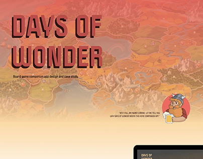 Days of Wonder App