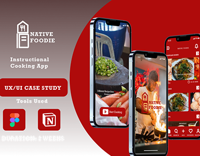 A case study for instructional cooking app.