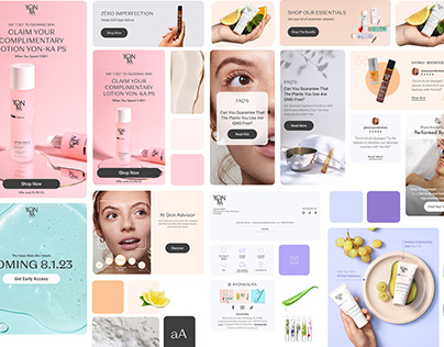 Project thumbnail - Email design system - Yon-Ka Cosmetics (US)