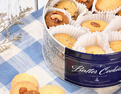 Thu Hương Butter Cookies Packaging