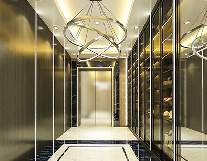Luxury Lobby Lift Design