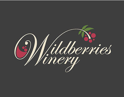 Wildberries Winery Logo and Label Design